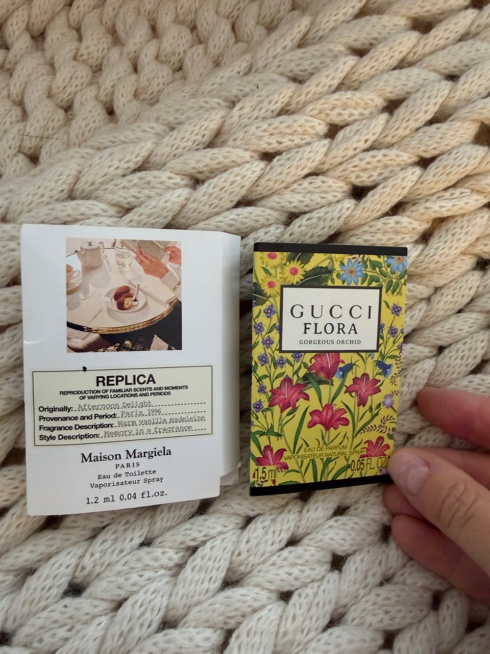 Maison Martin Margiela Replica Sample Card — Cream